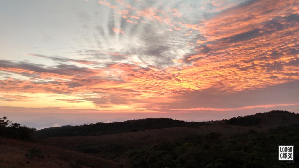 Amanhecer no terceiro dia de travessia