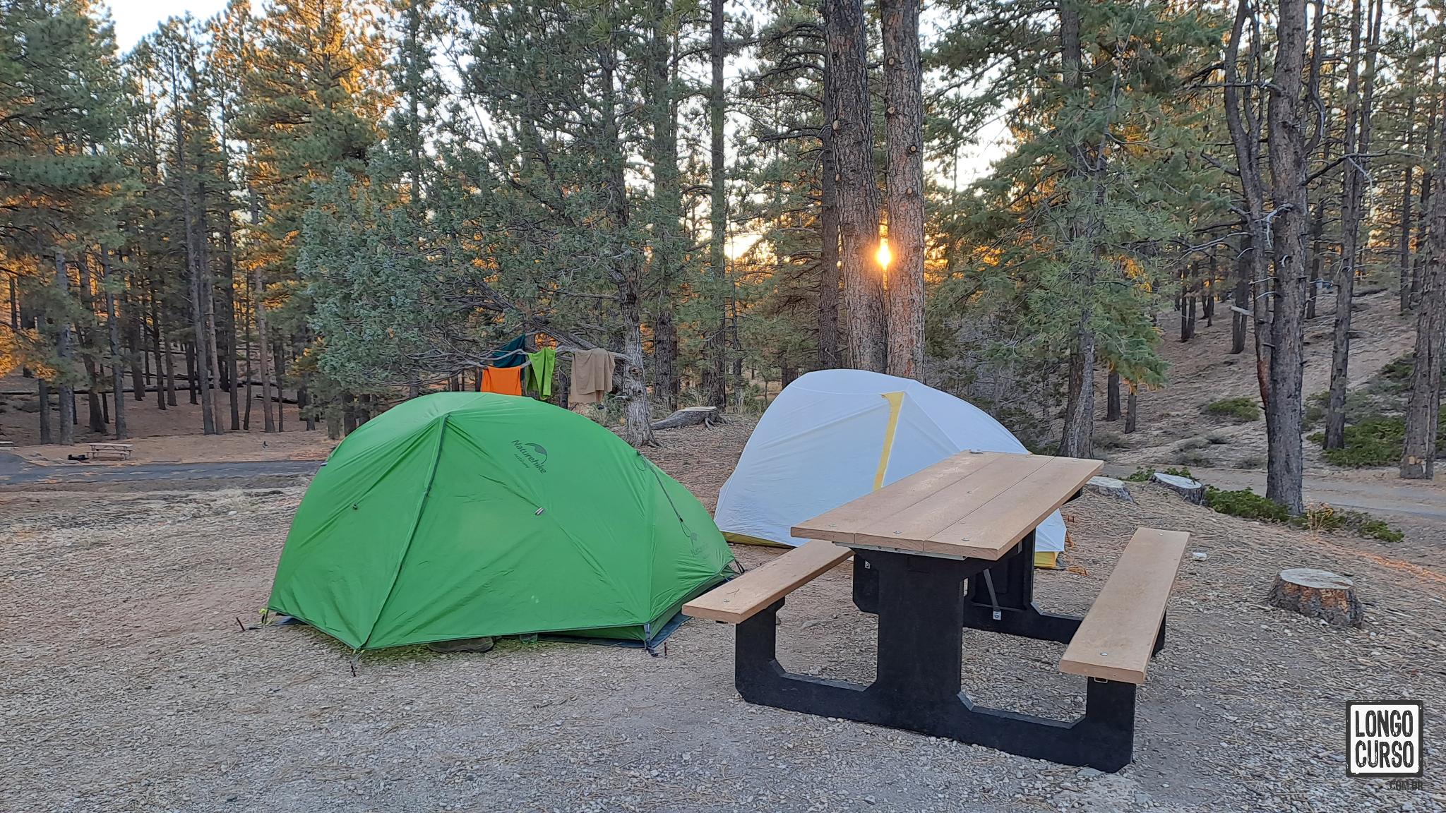 Nosso campsite no North Campgroung