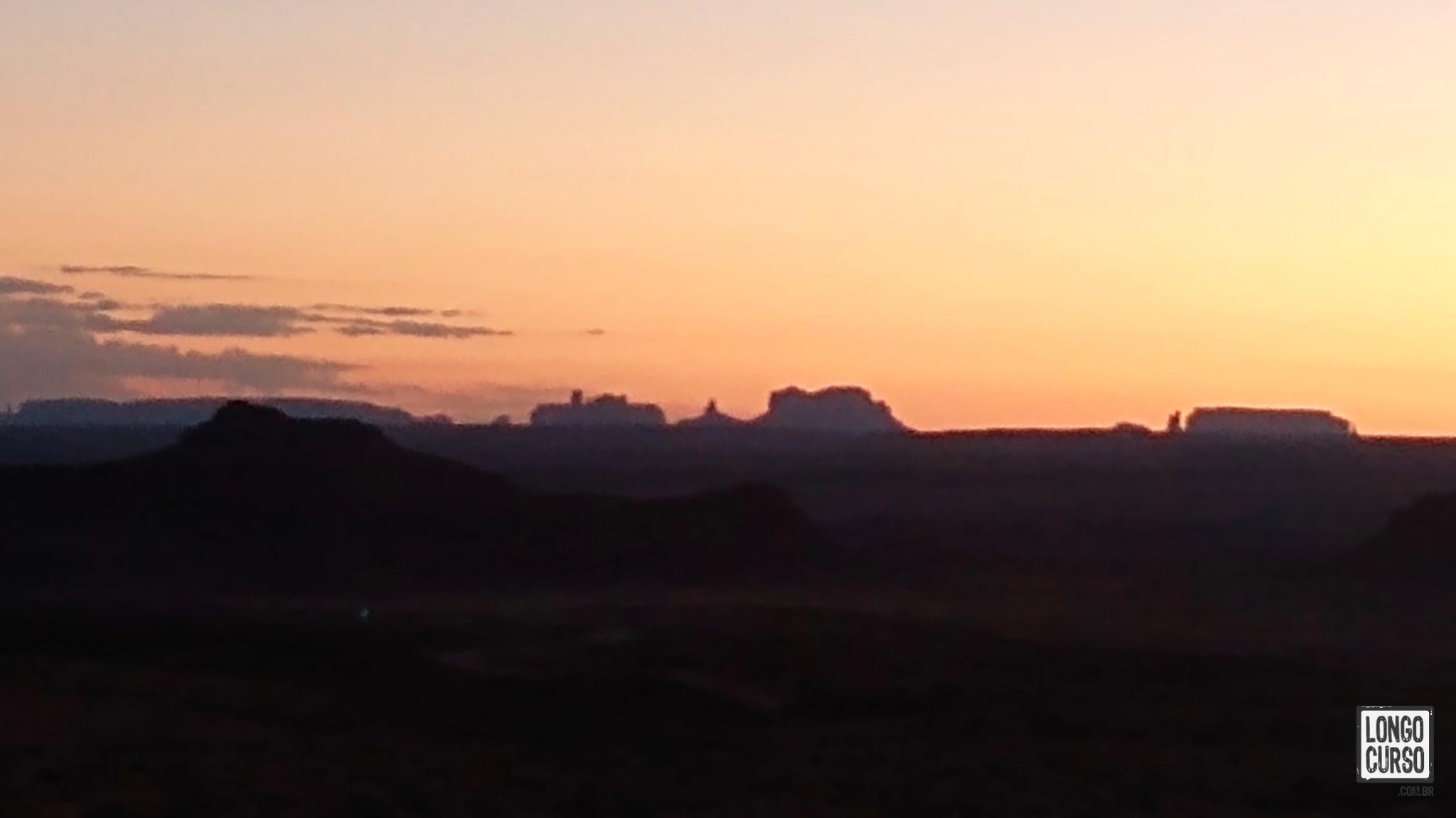 Cair da noite no Valley of the Gods