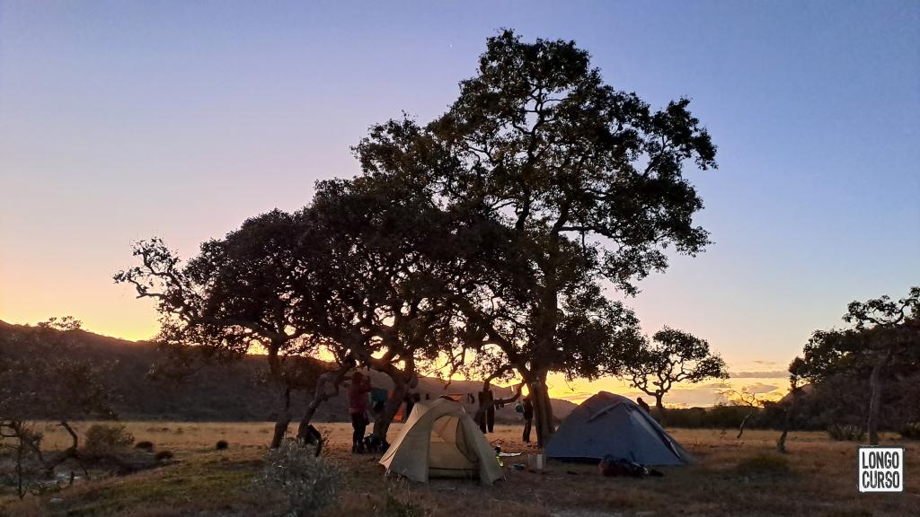 Quarto acampamento, no Vale da Lagoa Dourada