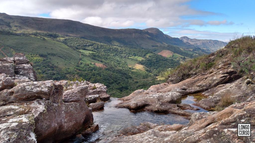 Visual a partir do topo da Cachoeira Alta