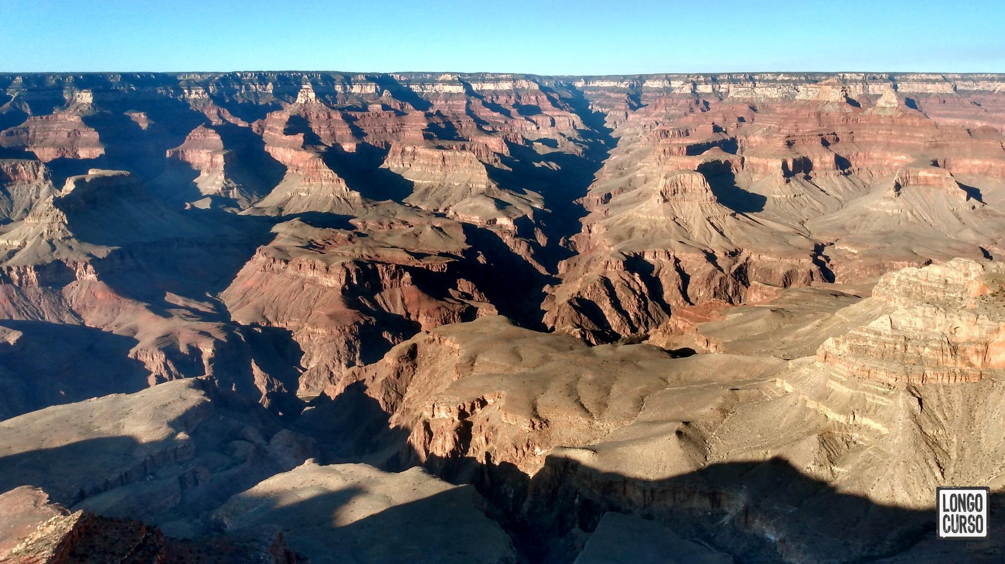 Visual do Grand Canyon a partir do Yavapai Museum