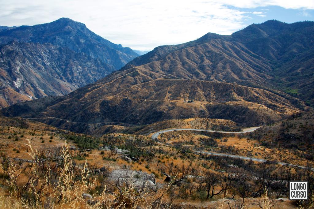 Trecho da Kings Canyon Scenic Byway