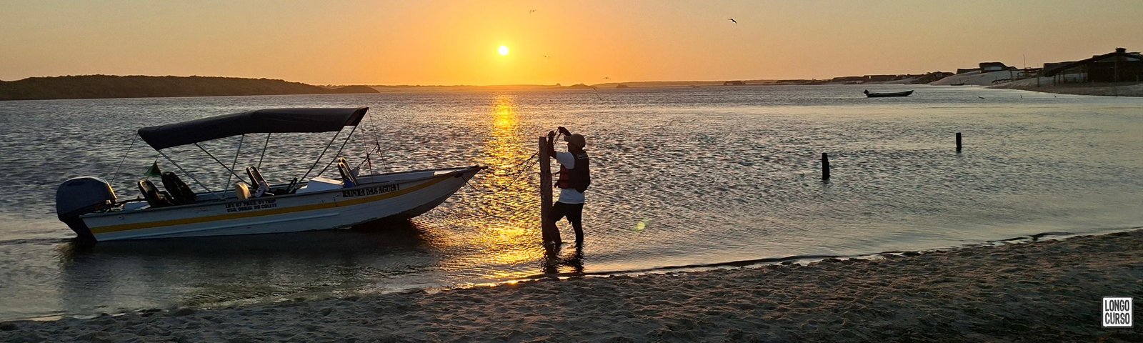 Pôr do sol em Caburé
