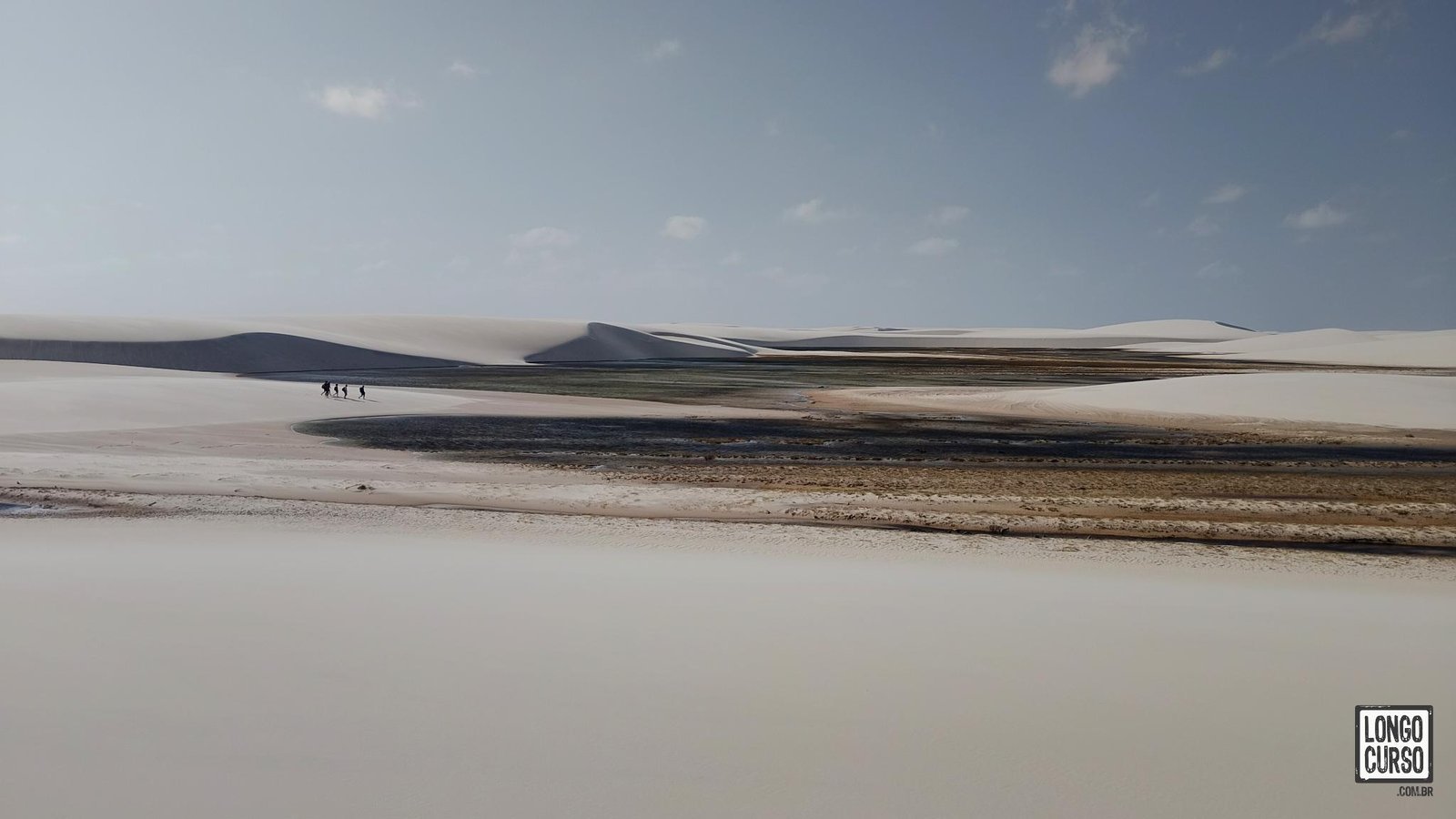 Visual do topo das primeiras dunas