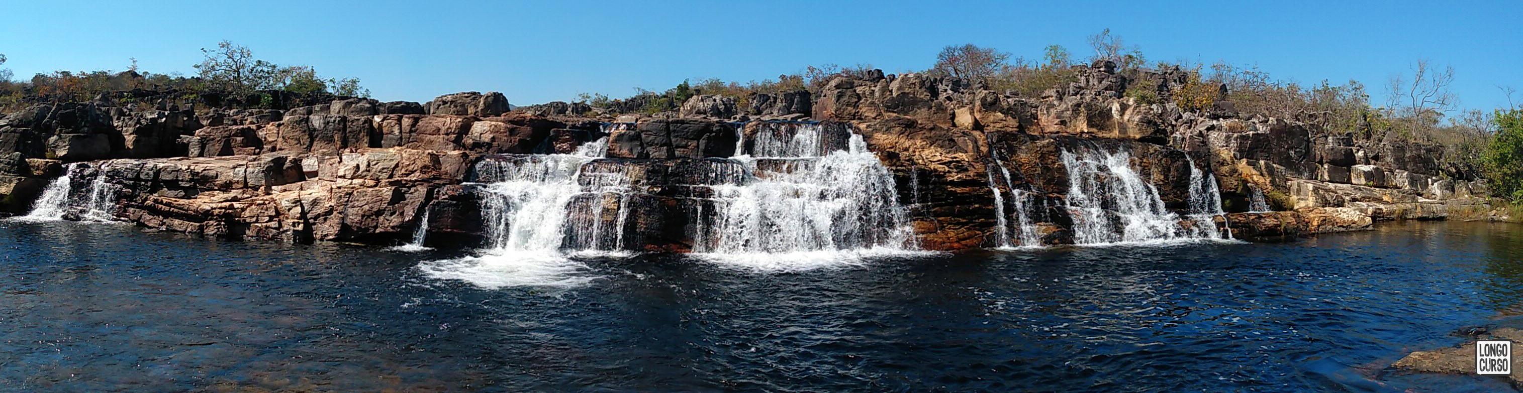 O nível superior da Cachoeira das Sete Quedas