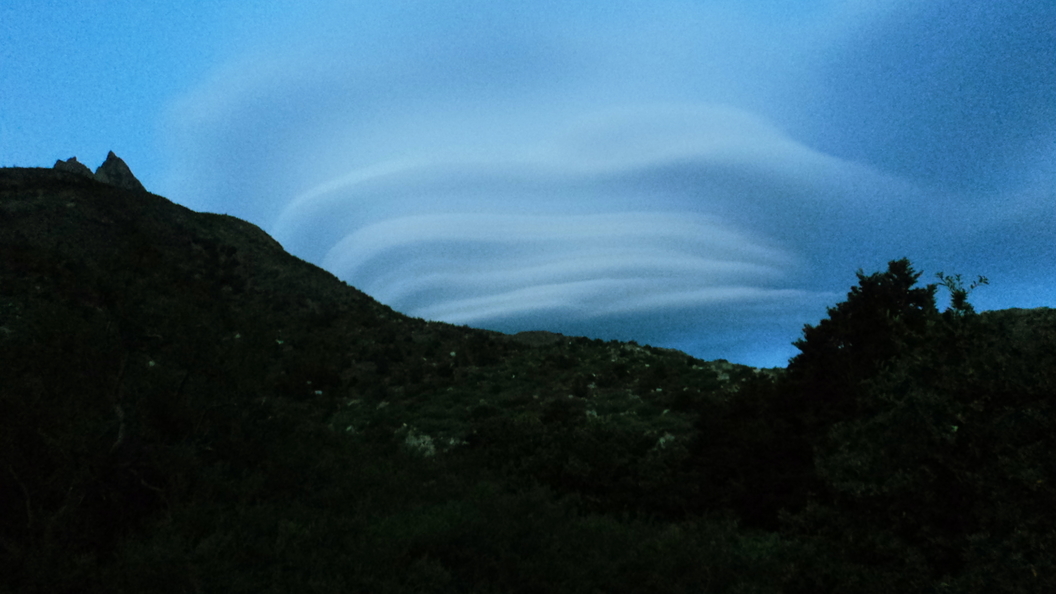Autocumulus Lenticulares, a partir do Los Cuernos