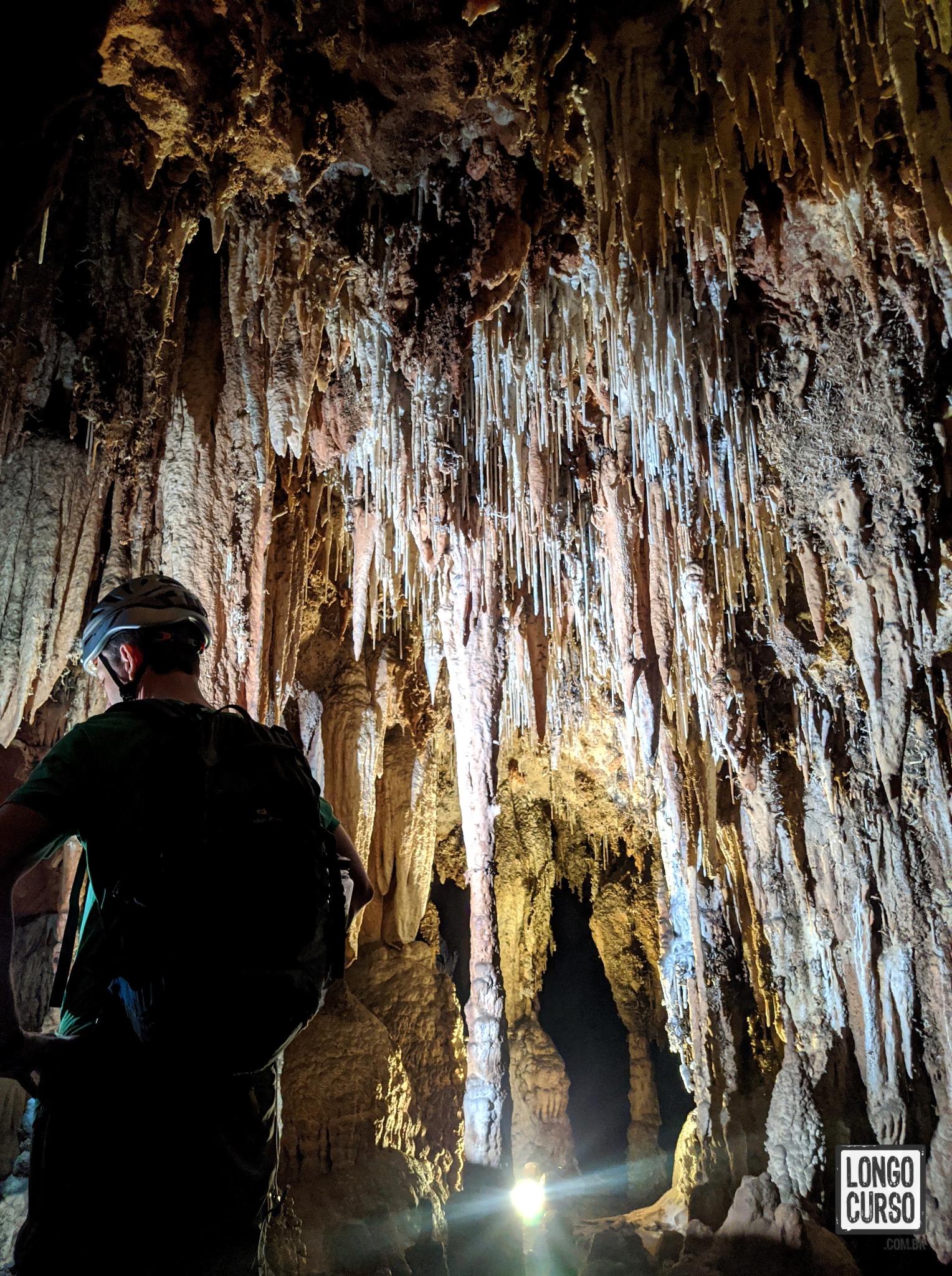 O Salão dos Canudos na Caverna Angélica