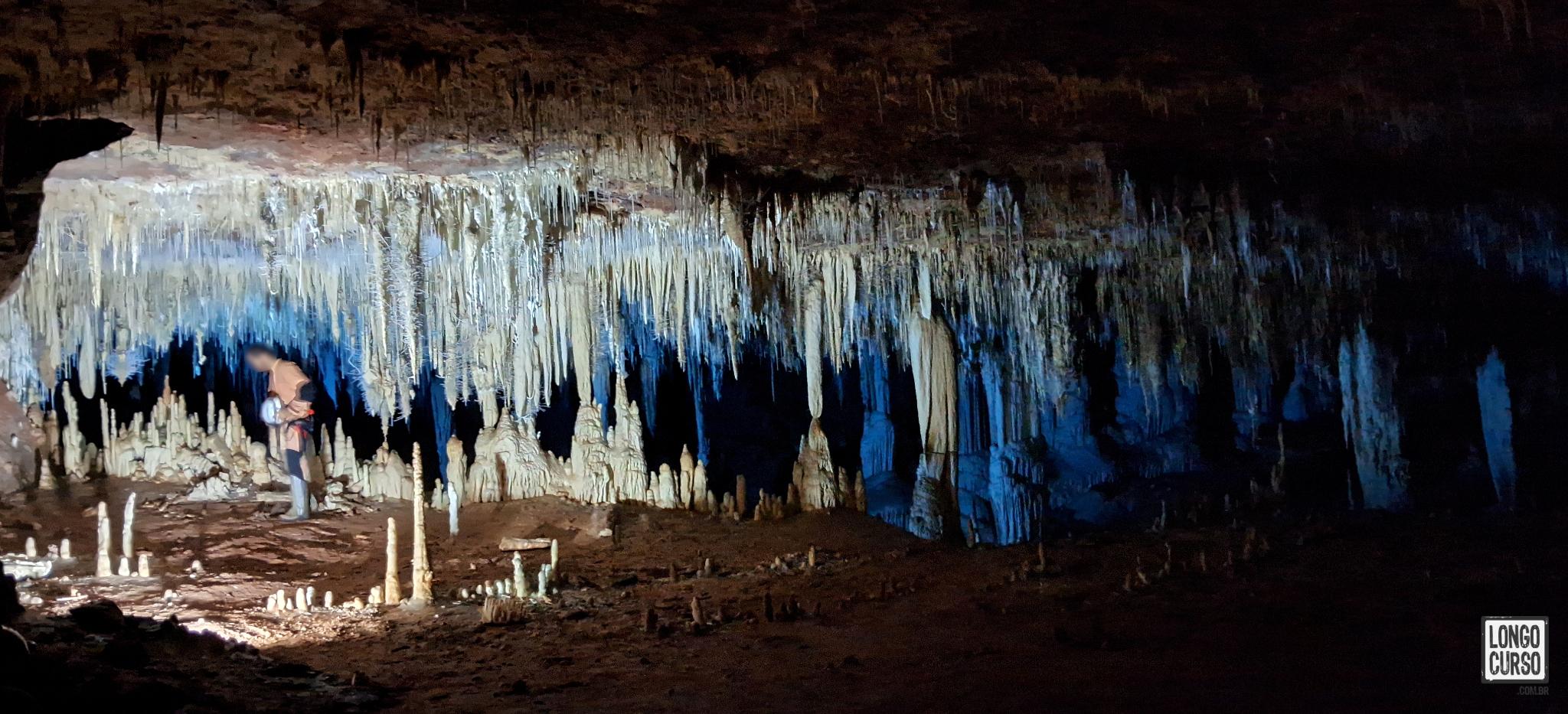 Salão dos 700: Um dos pontos mais bonitos da Caverna São Mateus
