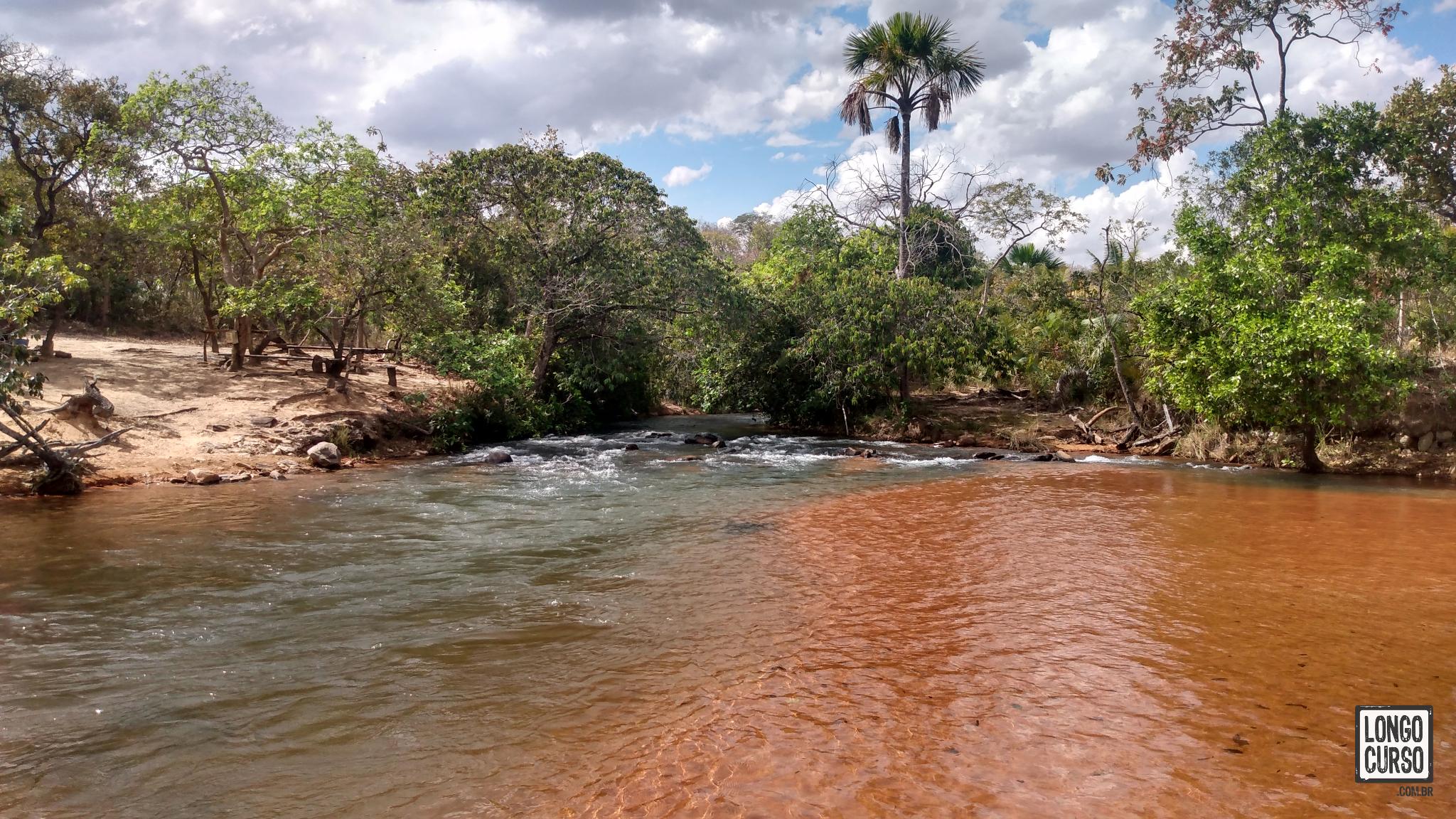 A simpática prainha próxima ao povoado de São João